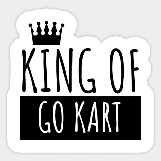 King of go kart Sticker